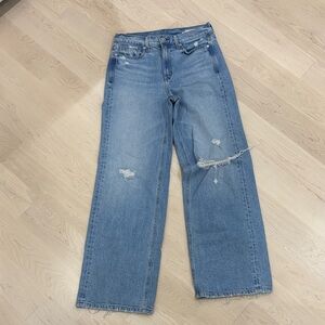 AYR Light Blue Straight Leg Jeans